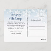 Wat een jaar kerstfoto-groet briefkaart (Achterkant)