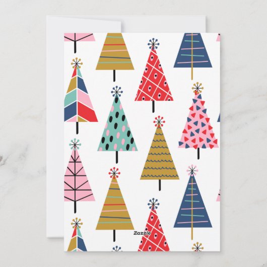 Wat een jaar kerstfoto op maat feestdagenkaart (Achterkant)