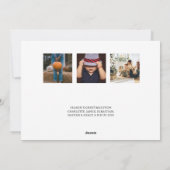 Wat een jaar kerstfoto op maat feestdagenkaart (Achterkant)