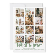 Wat een jaar kerstfoto op maat