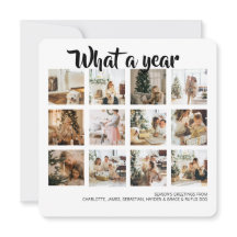 Wat een jaar kerstfoto op maat