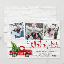 Wat een jaar kerstrood Boerderij Truck 3 Foto