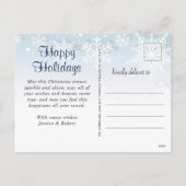 Wat een jaar kerstrood vrachtwagen Rustige FOTO Feestdagenkaart (Achterkant)