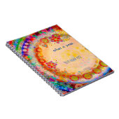 Wat een jaar kleurrijke gepersonaliseerde inspirat notitieboek (Rechterzijde)