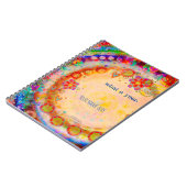 Wat een jaar kleurrijke gepersonaliseerde inspirat notitieboek (Linkerzijde)