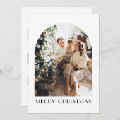 Wat een jaar Modern 12 foto kerst Kaart (Voorkant / Achterkant)