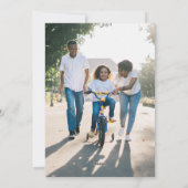 Wat een jaar moderne foto van Burgundy Feestdagenkaart (Achterkant)