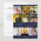 Wat een jaar | Navy Review Prettige feestdagen Feestdagenkaart (Voorkant / Achterkant)