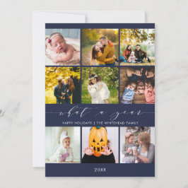 Wat een jaar | Navy Review Prettige feestdagen Feestdagenkaart