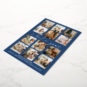 Wat een jaar op maat gesneden Kerstmis Folie Feestdagenkaart (Gedraaid)