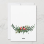 Wat een jaar prettige kerstgroet feestdagenkaart (Achterkant)