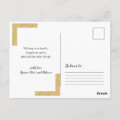 Wat een jaar quarantaine activiteiten Vakantie Bri Briefkaart (Achterkant)