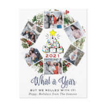 Wat een jaar Quarantine Kerstboom 6 Foto