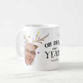 Wat een jaar! Reindeer Fun met kerstmis Koffiemok (Voorkant links)