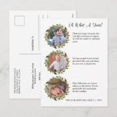 Wat een jaar Review Foto Collage Holiday Briefkaar Feestdagenkaart (Voorkant / Achterkant)