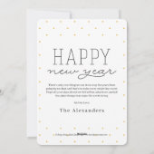 Wat een jaar vakantie fotokaart feestdagenkaart (Achterkant)