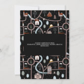 Wat een jaar wat een leuke kerstfoto gepersonalise feestdagenkaart (Achterkant)