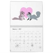 "Wat een Kalender van de Muur van het Karakter" (Feb 2027)
