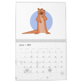 "Wat een Kalender van de Muur van het Karakter" (Mar 2027)