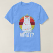 Wat een kat met Kerstmis geeft een grappige kerst T-shirt (Design voorkant)