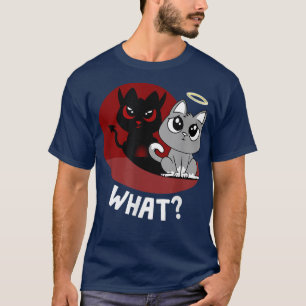 Wat een kat-schimmeltje met laken, slecht Kat keut T-shirt