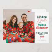 Wat een kerstfeestdag voor een jaar feestdagenkaart (Voorkant / Achterkant)