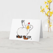 Wat een kip kont? kaart (Gele Bloem)