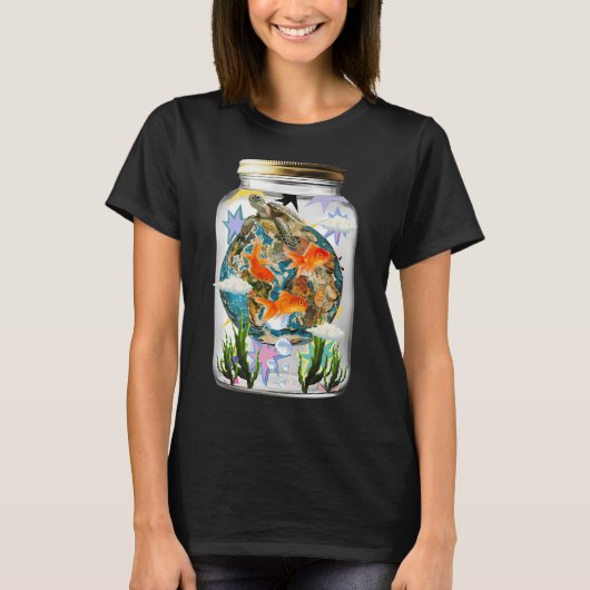 Wat een kleine wereld t-shirt (Voorkant)