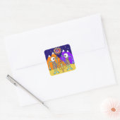 Wat een kleurrijke wereld Sticker (vierkant) (Envelop)