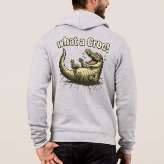 Wat Een Krokodil Trui - Grappig Vader Monogram Ges Hoodie