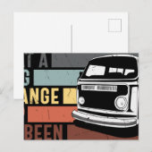 Wat een lange reis die het is geweest aankondigingskaart (Voorkant / Achterkant)