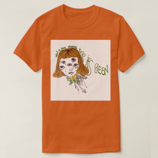 Wat een lange reis is er t-shirt (Design voorkant)
