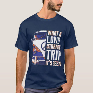 Wat een lange trange heeft zijn hippie kostuum te  t-shirt