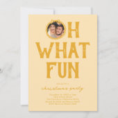 Wat een leuk foto Kerstfeestje Kaart (Voorkant)