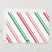Wat een leuk gekleurde foto kerstkaart (Achterkant)