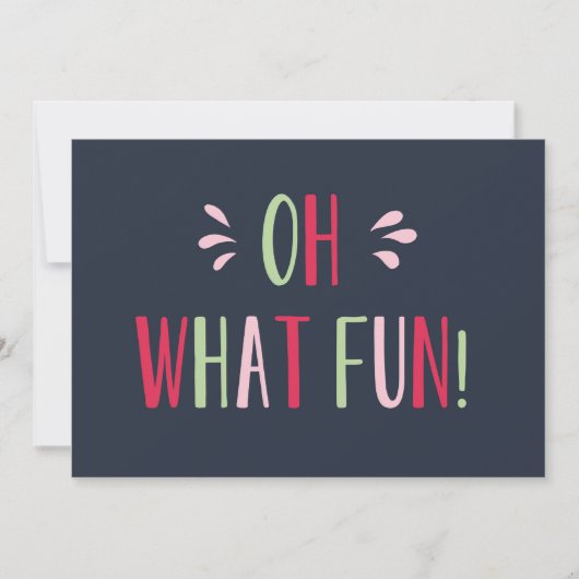 Wat een leuk kerstBriefkaart Feestdagenkaart (Voorkant)