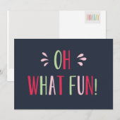 Wat een leuk kerstBriefkaart Feestdagenkaart (Voorkant / Achterkant)