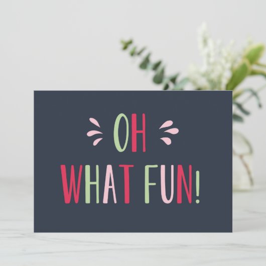 Wat een leuk kerstBriefkaart Feestdagenkaart (Staand voorkant)