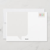 Wat een leuk kerstBriefkaart Feestdagenkaart (Achterkant)