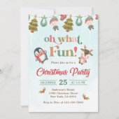 Wat een leuk kerstfeest kaart (Voorkant)