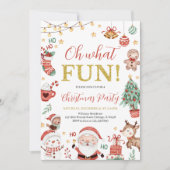 Wat een leuk kerstfeest kaart (Voorkant)