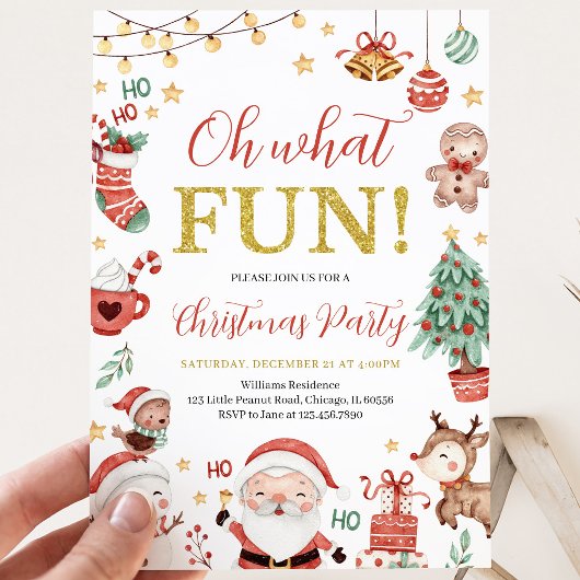 Wat een leuk kerstfeest kaart