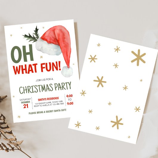 Wat een leuk kerstfeest kaart