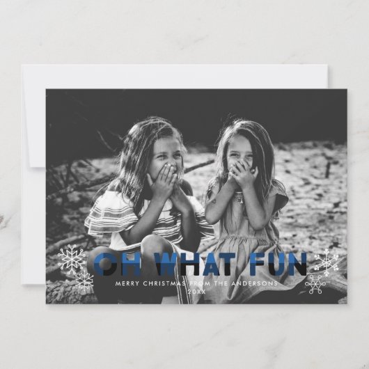 Wat een leuke Blue Buffalo Plaid Christmas Kaart (Voorkant)