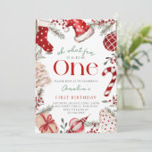 Wat een leuke eerste kerstdag kaart (Staand voorkant)