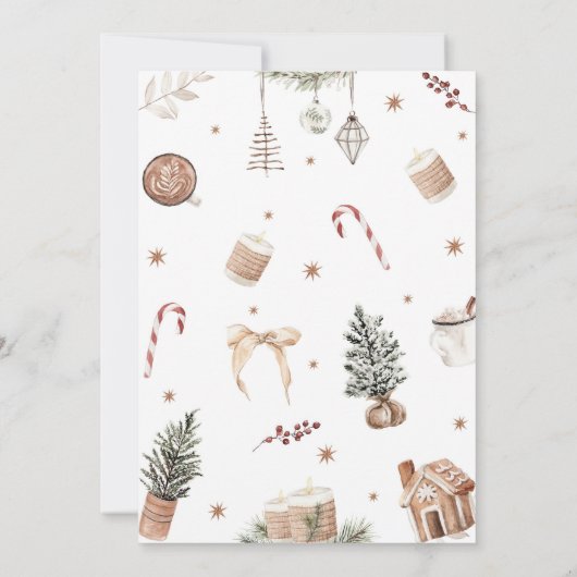 Wat een leuke eerste kerstdag kaart (Achterkant)