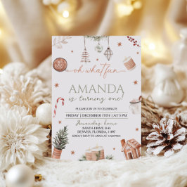 Wat een leuke eerste kerstdag kaart