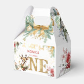 Wat een leuke eerste verjaardag kerst bedankdoosjes (Voorkant Zijde)