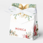 Wat een leuke eerste verjaardag kerst bedankdoosjes (Voorkant Zijde)