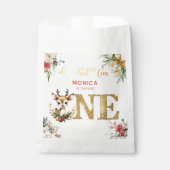 Wat een leuke eerste verjaardag kerst bedankzakje (Voorkant)